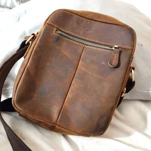 Jack & Chris leather satchel